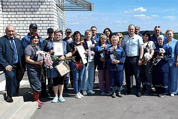 В ОАО «Принеманский» чествовали коллектив молочно-товарного комплекса «Вересково»